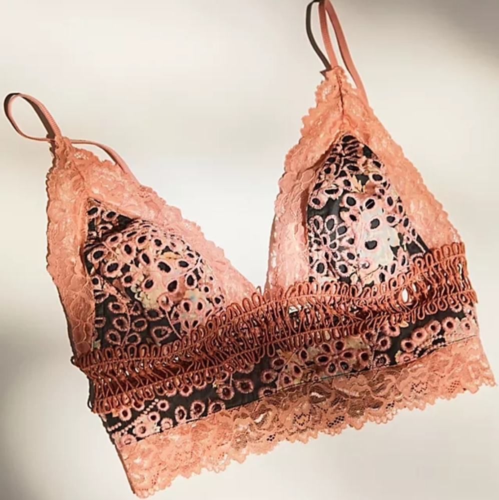 Free People Emma Soft Bra Black Combo